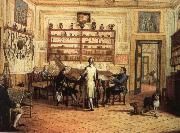 hans werer henze The mid-18th century a group of musicians take part in the main Chamber of Commerce fortrose apartment in Naples, Italy France oil painting artist